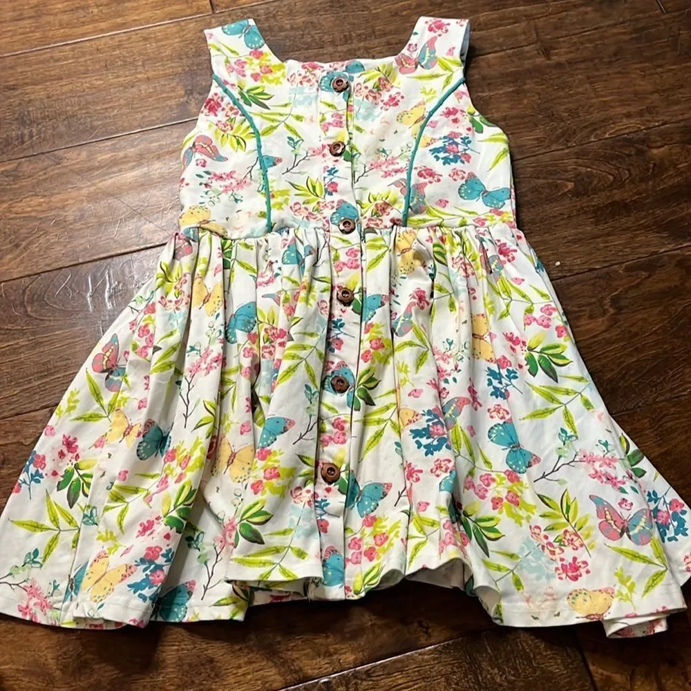 GIRL August Butterfly Dress, size 8